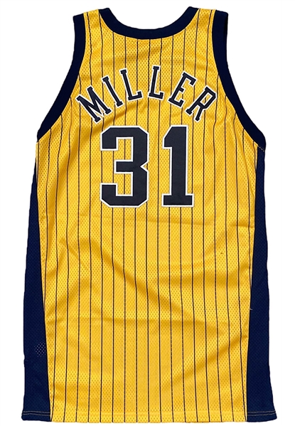2003-04 Reggie Miller Indiana Pacers Game-Used Jersey