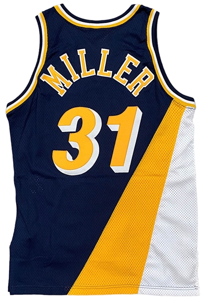 1996-97 Reggie Miller Indiana Pacers Game-Used Jersey