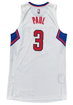 2015-16 Chris Paul LA Clippers Game-Used Jersey (Purchased From The Team)
