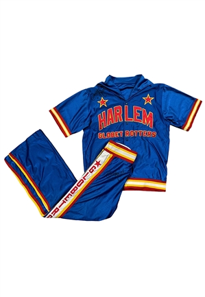Circa 1984 Curly Neal Harlem Globetrotters Player-Worn & Autographed Warmup Suit (2)