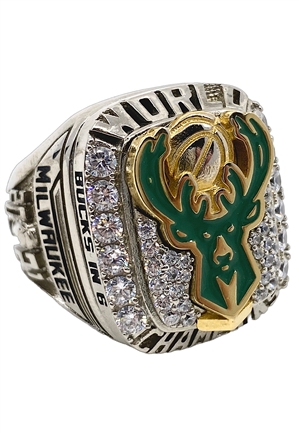 2021 Milwaukee Bucks NBA Championship Staff Ring