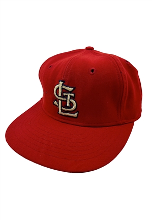 Early 1970s Bob Gibson St. Louis Game-Used Cardinals Cap