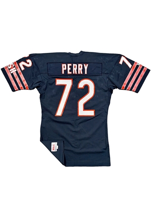 1989 William "The Refrigerator" Perry Chicago Bears Game-Used Home Jersey (Multiple Repairs)