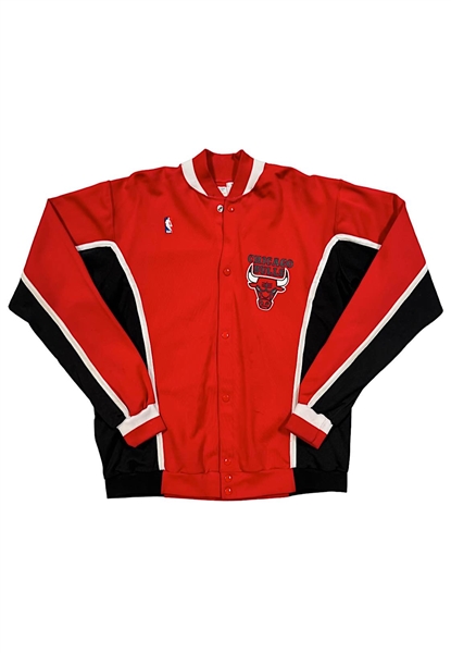 1989-90 Michael Jordan Chicago Bulls Player-Worn Warmup Jacket 