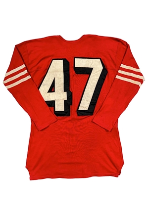 1955 Dickey Moegle SF 49ers Game-Used Rookie Jersey (Pro Bowl Season)