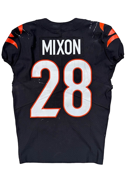 11/5/2023 Joe Mixon Cincinnati Bengals Game-Used Jersey (Photo-Matched)