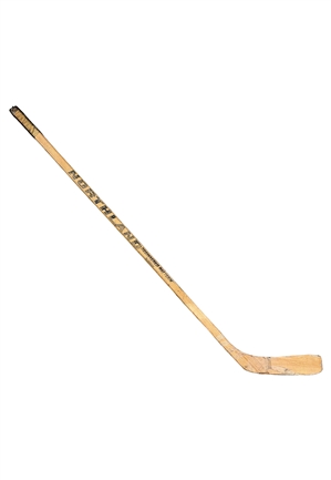 979-80 Wayne Gretzky Edmonton Oilers Rookie Game-Used Stick (Rare • Esposito LOA)