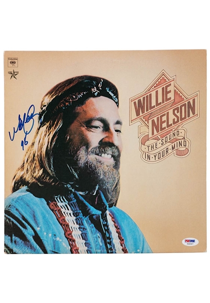 Willie Nelson "The Sound In Your Mind" Autographed LP (PSA/DNA)