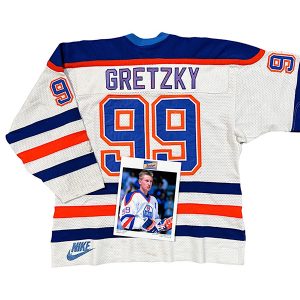 1988 Wayne Gretzky Edmonton Oilers Stanley Cup Clinching Game-Used Jersey