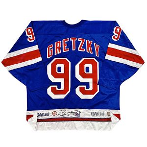 Wayne Gretzky NY Rangers Final Career Game-Used & Signed Jersey