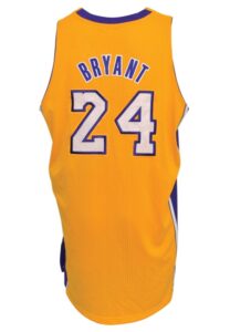 02/14/2013 Kobe Bryant Los Angeles Lakers Game-Used & Autographed Home Jersey