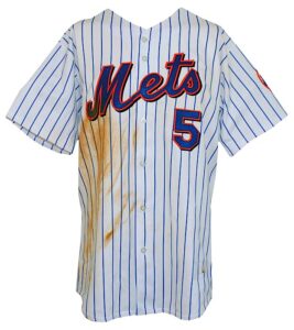 07/02/2005 David Wright Rookie New York Mets Game-Used Home Jersey