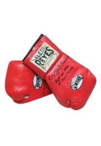 1/15/2000 Roy Jones, Jr. Fight Worn & Autographed Gloves vs. David Telesco