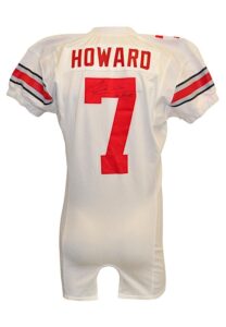 1/2/2012 Travis Howard Ohio State Buckeyes Gator Bowl Game-Used & Autographed Jersey