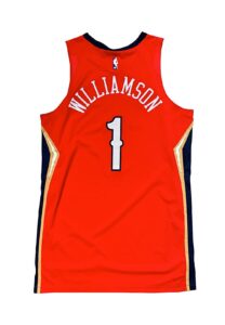 1/2/2021 Zion Williamson New Orleans Pelicans Game-Used Jersey