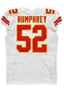 1/2/2022 Creed Humphrey Kansas City Chiefs Game-Used Jersey