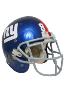 1/20/2008 Kevin Boss New York Giants NFC Championship Game-Used Helmet