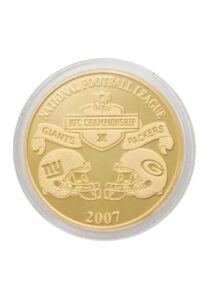 1/20/2008 NFC Championship NY Giants vs. Green Bay Packers Official Coin Toss Coin