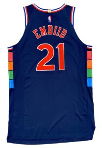 1/21/22 Joel Embiid Philadelphia 76ers Game-Used Jersey