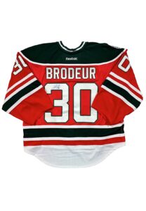 1/26/2014 Martin Brodeur NJ Devils NHL Stadium Series Game-Used & Autographed Jersey