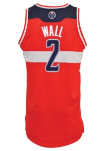 1/27/2012 John Wall Washington Wizards Game-Used Road Jersey