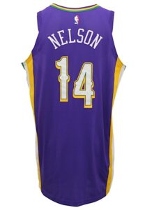 1/28/2018 Jameer Nelson New Orleans Pelicans Game-Used City Edition Jersey