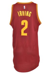 1/29/2016 Kyrie Irving Cleveland Cavaliers Game-Used Road Jersey