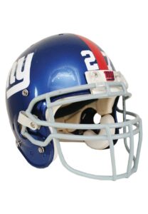 1/6/2008 Brandon Jacobs New York Giants Playoffs Game-Used Helmet