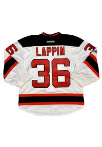 1/6/2017 Nick Lappin NJ Devils Game-Used & Signed “Dr. McMullen Ring Of Honor Night” Jersey