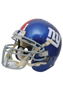 1/7/2007 Tiki Barber New York Giants Playoff Game-Used Helmet