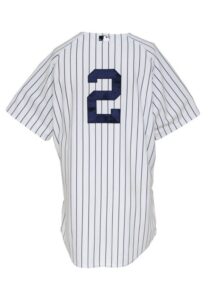 10/1-10/3/12 Derek Jeter NY Yankees Game-Used Home Jersey