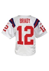 10/11/2009 Tom Brady New England Patriots Game-Used “AFL Legacy” TBTC Road Jersey