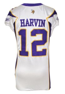 10/11/2010 Percy Harvin Minnesota Vikings Game-Used Road Jersey