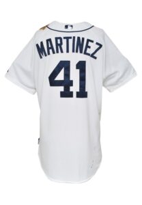 10/11/2011 Victor Martinez Detroit Tigers ALCS Home Run Game-Used Home Jersey