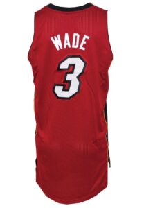 10/11/2012 Dwayne Wade Miami Heat Preseason Game-Used Home Jersey