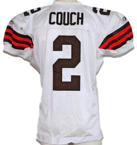 10/14/2001 Tim Couch Cleveland Browns Game-Used Road Jersey