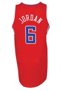 10/14/2012 DeAndre Jordan Los Angeles Clippers Game-Used Home Jersey