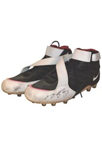 10/16/2005 Michael Vick Atlanta Falcons Game-Used & Autographed Cleats