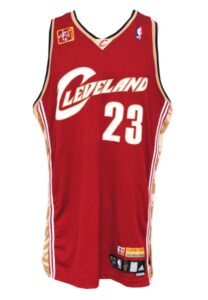 10/16/2007 LeBron James Cleveland Cavaliers Preseason Game-Used Road Jersey