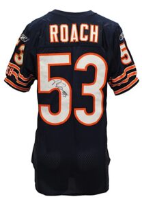 10/16/2011 Nick Roach Chicago Bears Game-Used & Autographed Home Jersey