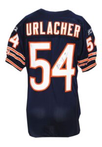 10/17/2010 Brian Urlacher Chicago Bears Game-Used & Autographed Home Jersey