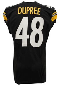 10/18/2015 Bud Dupree Pittsburgh Steelers Game-Used Home Jersey