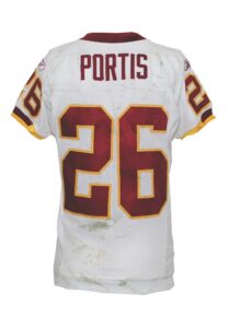 10/19/2008 Clinton Portis Washington Redskins Game-Used Road Jersey