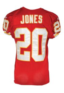 10/2/2011 Thomas Jones Kansas City Chiefs Game-Used Home Jersey