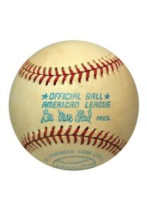 10/21/1976 World Series “Last Out” Game-Used Baseball