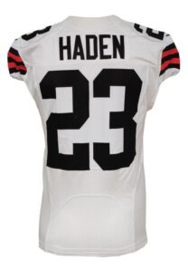 10/21/2012 Joe Haden Cleveland Browns Game-Used Road Jersey