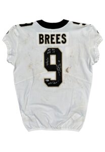 10/22/2017 Drew Brees New Orleans Saints Game-Used & Autographed Jersey