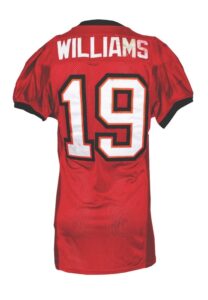 10/23/2011 Mike Williams Tampa Bay Buccaneers Game-Used International Series Home Jersey