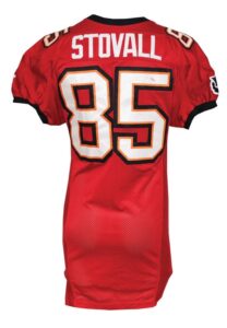 10/25/2009 Maurice Stovall Tampa Bay Buccaneers Game-Used Home Jersey