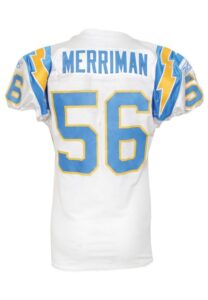 10/26/2009 Shawne Merriman San Diego Chargers Game-Used Road Uniform